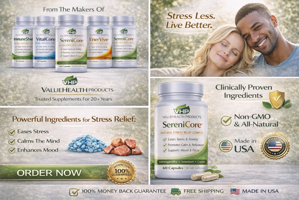 SereniCore™ – Women’s Mood, Relaxation & Daily Wellness Formula